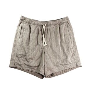 DSG Mens Mesh Rec Short Tan Relaxed Fit 6 Inch Inseam Size Medium NEW